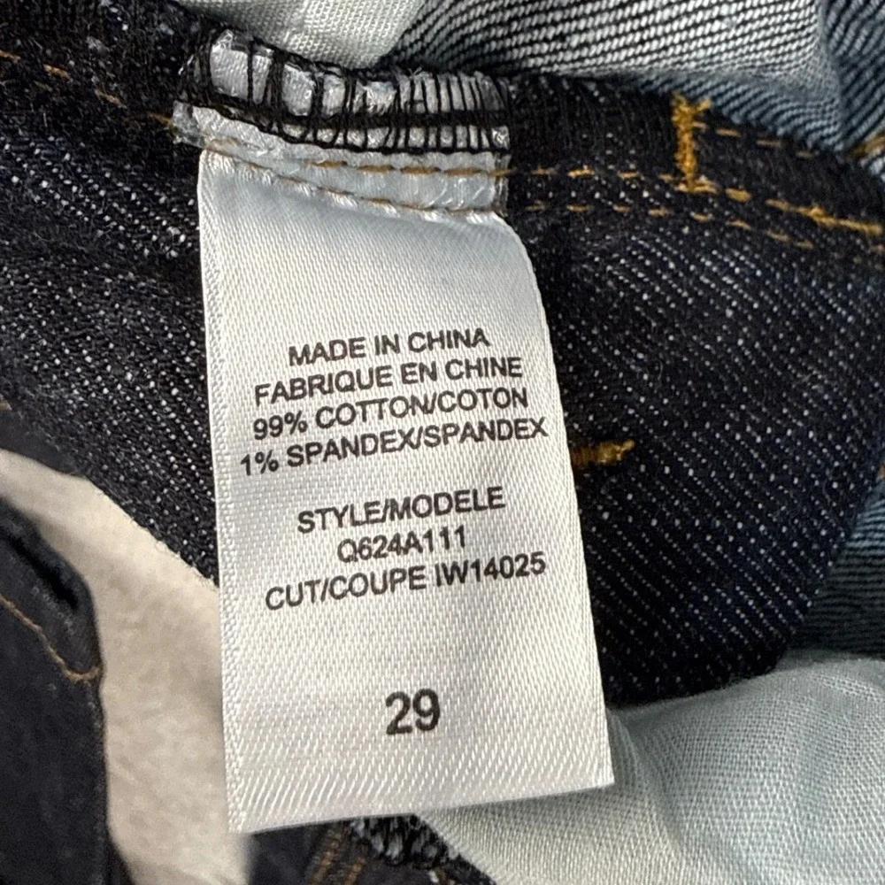 Guess Jeans Doheny Mens 29 Dark Rinse Indigo Straight Leg Denim NEW